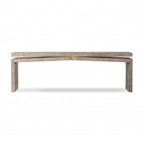 Matthes Large Console Table Weathered Wheat
