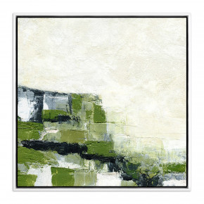 Envision by Melanie Biehle 54" x 54" White Maple Floater