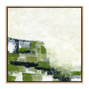 Envision by Melanie Biehle 54" x 54" White Oak Floater