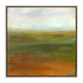 A Quiet Morning by Melanie Biehle 54" x 54" White Oak Floater