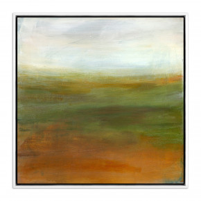 A Quiet Morning by Melanie Biehle 54" x 54" White Maple Floater