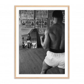 Cassius Clay In A Mirror by Getty Images