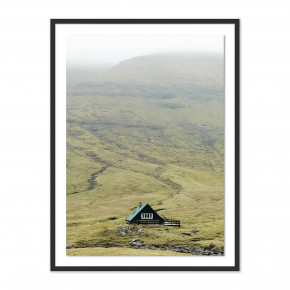 Faroese A Frame by Coy Aune 18" x 24" Black Maple