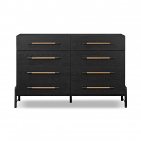 Rosedale 8 Drawer Dresser Ebony Oak Veneer