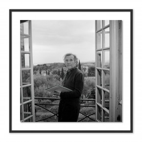 Marc Chagall Posing On His Terrace by Getty Images