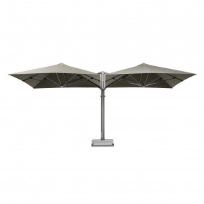 Shadowspec Unity Outdoor Duo Umbrella Alpine Stone 8'