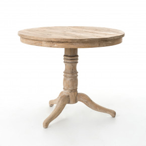 Round Occasional Table Whitewash