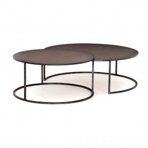 Catalina Nesting Coffee Table Copper Clad