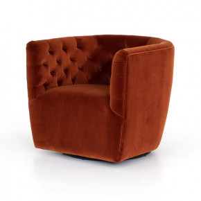 Hanover Swivel Chair Sapphire Rust