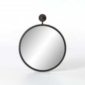 Cru Large Round Mirror Bronze