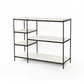 Lily Console Table Hammered Grey