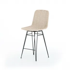 Dema Outdoor Swivel Counter Stool Natural