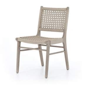 Delmar Outdoor Dining Chair Grey