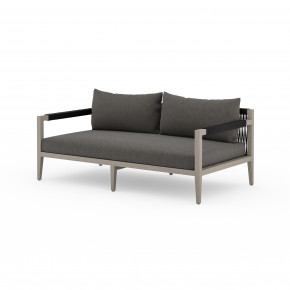 Sherwood Outdoor Sofa 63" Grey/Charcoal
