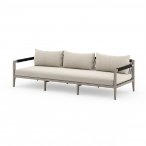 Sherwood Outdoor Sofa 93" Grey/Faye Sand