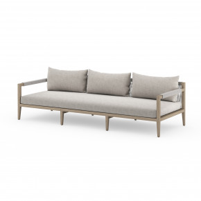 Sherwood Outdoor Sofa 93" Brown/Stone Grey