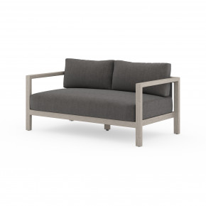 Sonoma Outdoor Sofa 60" Grey/Charcoal