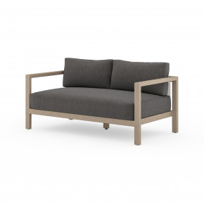 Sonoma Outdoor Sofa 60" Brown/Charcoal