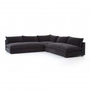 Grant Sectional Henry Charcoal