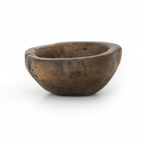 Reclaimed Wood Bowl Ochre
