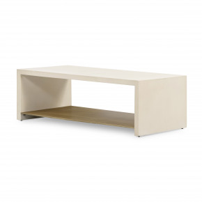 Hugo Coffee Table Parchment White