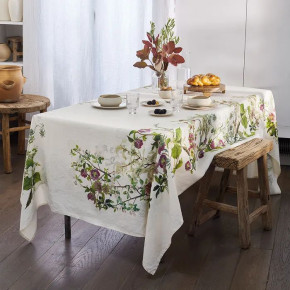 Justine Natural Tablecloth 61" x 102" 100% Linen