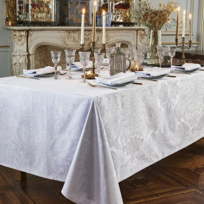 Mille Isaphire Blanc Custom Tablecloth