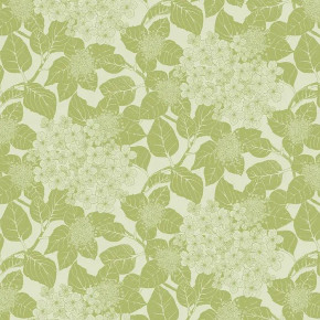 Mille Hortensias Vert 100% Cotton Napkin 22" x 22"