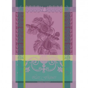 Les Figues Purple 100% Cotton Kitchen Towel 22" x 30"