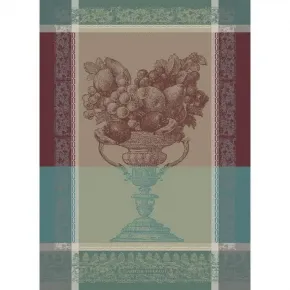 Coupe Fruits Frais Bordeaux Kitchen Towel 22" x 30"