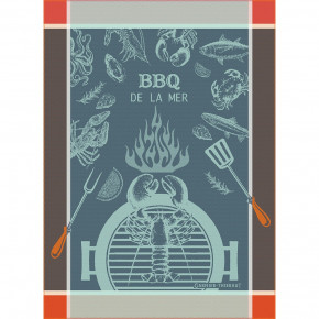 BBQ De La Mer Bleu Kitchen Towel 22" x 30"