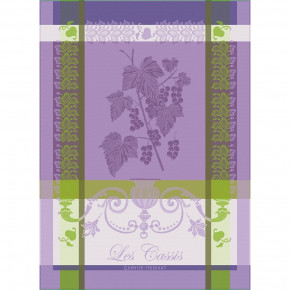 Les Cassis Purple Kitchen Towel 22" x 30"
