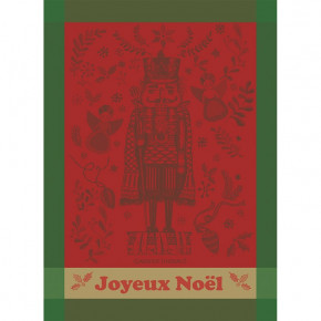 Casse Noisette Noel Rouge Kitchen Towel 22" x 30"