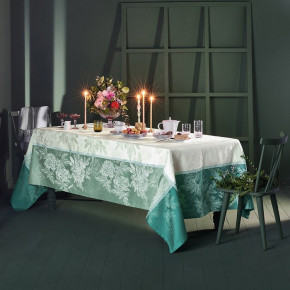 Jardin De Pivoines Vert Table Linens