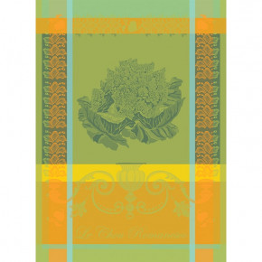 Le Chou Romanesco Vert Kitchen Towel 22" x 30"