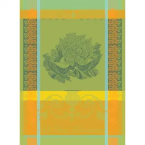 Le Chou Romanesco Vert Kitchen Towel 22" x 30"