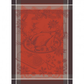 Dinde De Noel Vermillon Kitchen Towel 22" x 30"