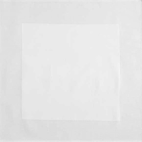 Partridge Eye Border 90 in square Tablecloth, White