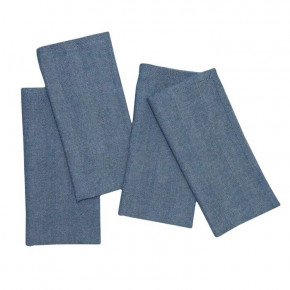 Chevroni Blue Set of 4 Napkins 22"x23"