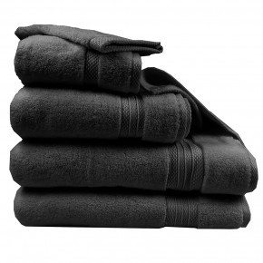 Elea Grey Bath Towels