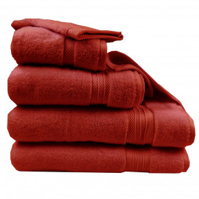 Elea Cerise Bath Towels