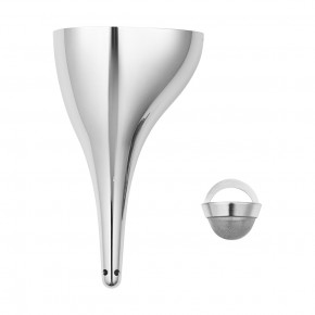 Sky Aerating Funnel With Filter, Mirror Polished Stainless Steel