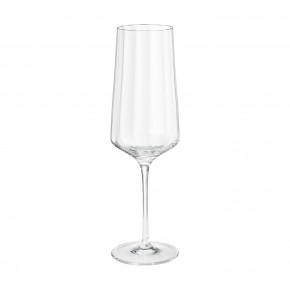 Bernadotte Champagne Flute Glass Crystalline 9.1 Oz 6-Pc