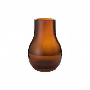Cafu Vase Glass Amber Small