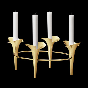 Bloom Botanica 4 Taper Candleholder Gold