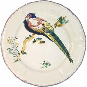 Grands Oiseaux Dessert Plate Lady Amherst Pheasant 9 1/4" Dia