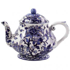 Pivoines Bluees Teapot 37 3/16 Oz