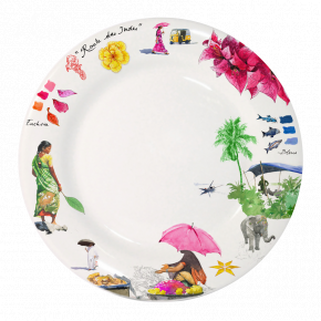 Route Des Indes Dinner Plate 10 3/4" Dia