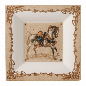 Chevaux Du Vent Square Candy Tray XL 8 3/4" Sq