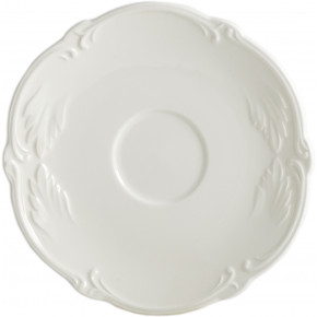 Rocaille White Breakfast Saucer 7" Dia
